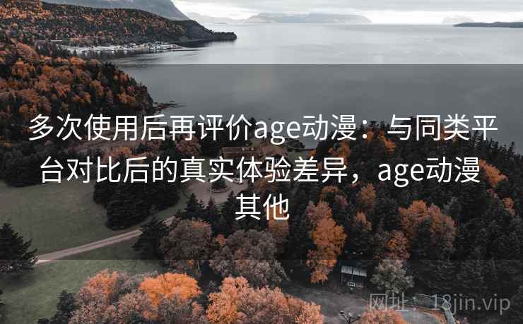 多次使用后再评价age动漫：与同类平台对比后的真实体验差异，age动漫 其他